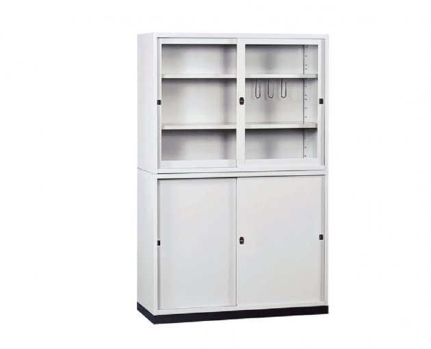 4*6拉門公文櫃(玻璃直框)